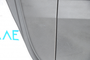 Door trim card front left Lexus RX350 RX450h 10-15 black with black insert leather, armrest gray leather type 2, scratches