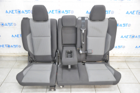 Rear row of seats 2 row Ford C-max MK2 13-18 cloth black-gray, dry cleanable
