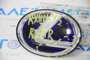 Emblem badge Lexus tailgate Lexus RX450h 10-15 scratches