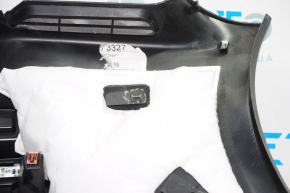 Right arch trim Lincoln MKC 15 - black, broken crepe, scratches, whitened plastic