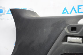 Right arch trim Lincoln MKC 15 - black, broken crepe, scratches, whitened plastic