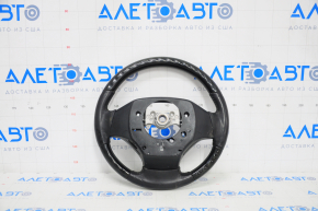 Naked steering wheel Lexus RX350 RX450h 13-15 rest leather black with wood, no buttons, scratches