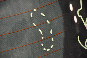 Rear glass of the trunk door Ford Focus mk3 15-18 rest 5d scratches, scratch from the wiper