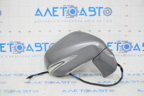 Side mirror right Lexus RX350 RX450h 10-15 16 pins, BSM, auto-dimming, turn signal, graphite