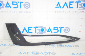Fog light frame left BMW 5 G30 17-20 black gloss