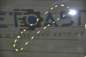 Rear glass of the trunk door Subaru Forester 14-18 SJ tinted, scratches from the wiper
