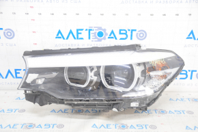 Headlight front left complete BMW 5 G30 17-20 LED Corona Rings S524A with mount, sand