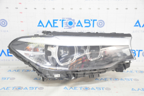 Headlight front right complete BMW 5 G30 17-20 LED Corona Rings S524A with mount, sand