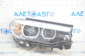 Headlight front right complete BMW 5 G30 17-20 LED Corona Rings S524A with mount, sand