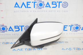 Left side mirror BMW 5 G30 17-23 5 pins, heated, turn signal, auto-dimming, white