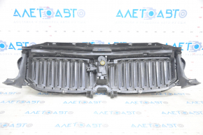 Radiator grill assembly BMW 5 G30 17-20 with radiator deflector blinds, chrome, sand