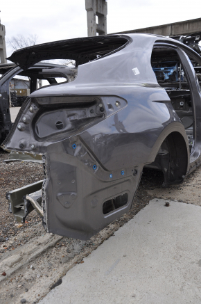 Quarter wing rear right Toyota Camry v70 18-24 without BSM, graphite on body, bumps