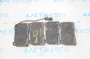 Front brake pads 4pcs set Audi Q5 8R 09-17 4 pistons, 9mm