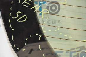 Rear glass of the trunk door Ford Focus mk3 11-14 prerest 5d tinting, scratches, abrasions from the wiper