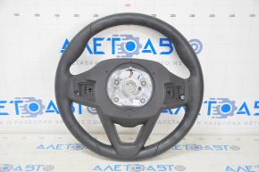 Steering wheel bare BMW 5 G30 17-23 leather black, heated