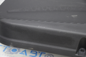 Door trim card front right Audi Q5 8R 09-17 black, insert black, armrest rubber, molding under wood gloss, scratches