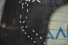Rear glass of the trunk door Ford Escape MK3 13-19 tinted, scratches, unsoldered contacts