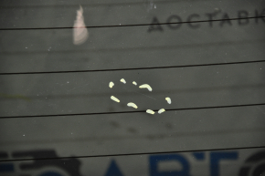 Rear glass of the trunk door Ford Escape MK3 13-19 tinted, scratches, unsoldered contacts