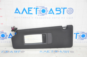 Left visor BMW 5 G30 17-23 black, without hook