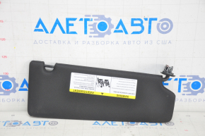 Left visor BMW 5 G30 17-23 black, without hook