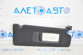 Right visor BMW 5 G30 17-23 black, without hook