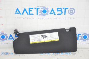 Right visor BMW 5 G30 17-23 black, without hook