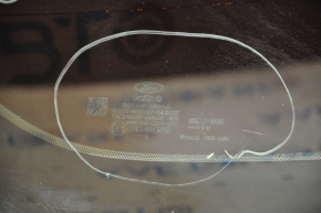 Rear glass Ford Fusion mk5 13-16 tinted, scratches, unsoldered contacts, torn tint