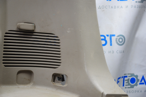 Right arch trim Kia Sorento 10-15 beige, scratches, broken crepe, crack, whitened plastic, without plugs