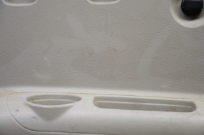 Right arch trim Kia Sorento 10-15 beige, scratches, broken crepe, crack, whitened plastic, without plugs