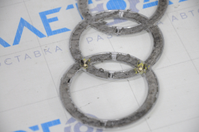 Emblem badge rings rear Audi Q5 8R 09-17 broken guides
