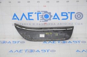 Door sill outer rear left Audi Q5 8R 09-17 black, scratches, broken guide