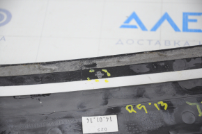 Door sill outer rear left Audi Q5 8R 09-17 black, scratches, broken guide