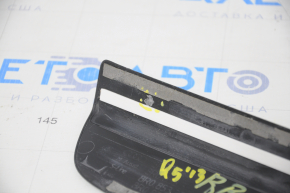 Door sill trim outer rear right Audi Q5 8R 09-17 black, scratches, broken guide