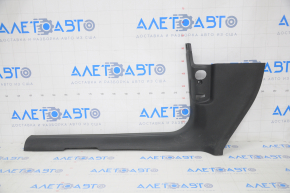 Door sill trim inner front left Audi Q5 8R 09-17 black, scratches