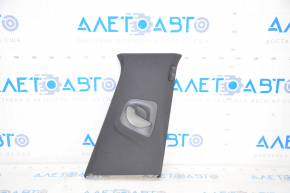 Center pillar trim upper belt right BMW 5 G30 17-23 black, scratches