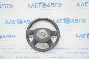 Bare steering wheel Audi Q5 8R 13-17 leather black, no buttons, scratches, sunburned