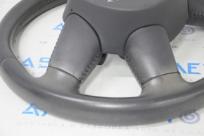 Bare steering wheel Audi Q5 8R 13-17 leather black, no buttons, scratches, sunburned