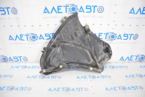 Front bumper protection left BMW 5 G30 17-23 tears
