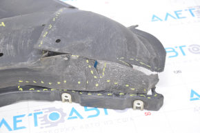 Front bumper protection left BMW 5 G30 17-23 tears