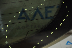 Rear glass of the tailgate Ford Escape MK3 13 without overlays, tinted, scratches
