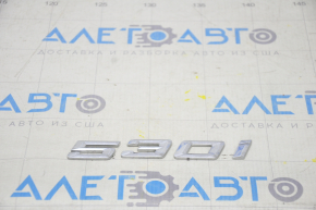 Emblem inscription 530i trunk lid BMW 5 G30 17-23