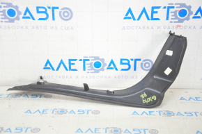 Right trunk lid gutter trim BMW 5 G30 17-23 on the body