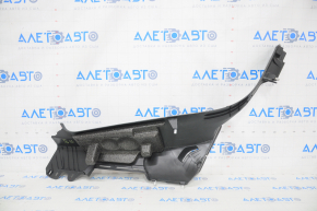 Door sill trim inner rear right Audi Q5 8R 09-17 black, scratches