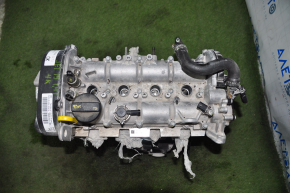 VW Jetta 19-21 1.4T DGXA 4k engine, dented oil pan, chipped oil pan, broken timing belt cover
