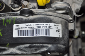 VW Jetta 19-21 1.4T DGXA 4k engine, dented oil pan, chipped oil pan, broken timing belt cover
