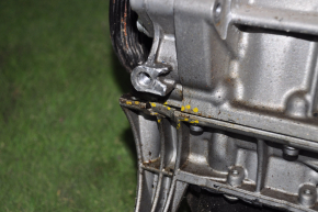 VW Jetta 19-21 1.4T DGXA 4k engine, dented oil pan, chipped oil pan, broken timing belt cover