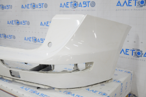 Bare rear bumper Audi Q5 8R 09-17 white, broken fastening, cracks in fastenings
