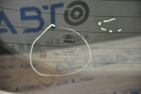 Rear glass of the trunk door Ford Edge 15-18 tinted, scratches