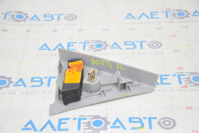 Door plug triangle inner rear left Chevrolet Bolt 17-21 light gray
