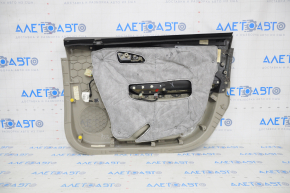Door trim card front left Chevrolet Volt 11-15 light gray, dark trim, with graphite insert, rubber armrest, scratch